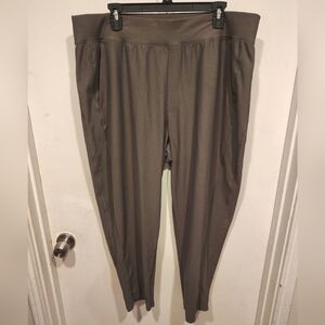 Old Navy Women's Olive Powersoft Pull-On Performance Pants Sz XXL Casual Go Dry